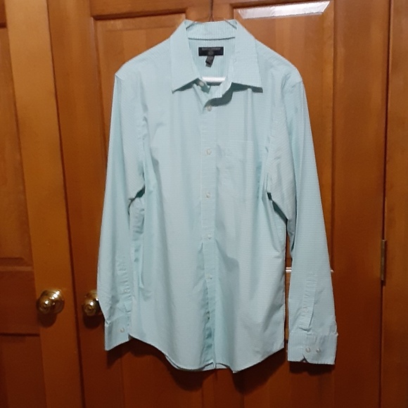 Banana Republic Slim Fit Checked Dress Shirt - Picture 1 of 4